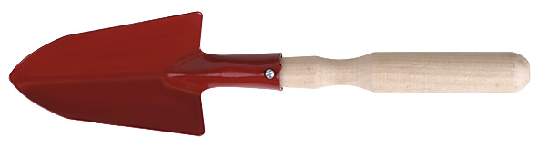 совок посадочный с деревянной ручкой. широкий 76801